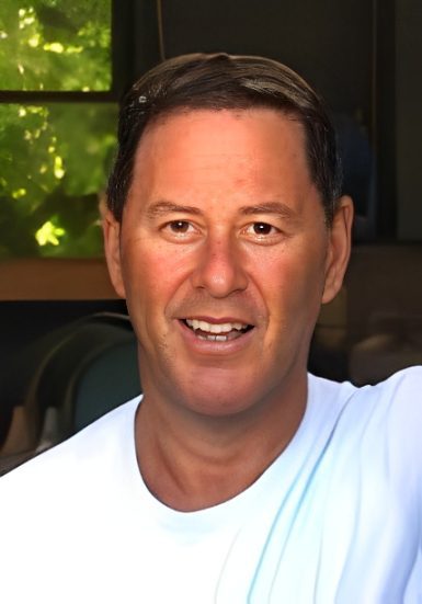 Outdoor portrait of smiling man